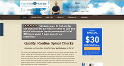 Desktop Screenshot of fallchiropractic.com